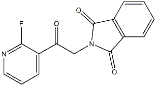 2-(2-(2-fluoropyridin-3-yl)-2-oxoethyl)isoindoline-1,3-dione 结构式