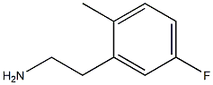 2-(5-fluoro-2-methylphenyl)ethanamine Structure