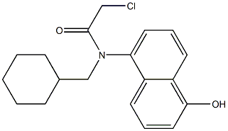 2-chloro-N-(cyclohexylmethyl)-N-(1-hydroxynaphthalen-5-yl)acetamide Structure