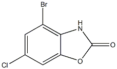 4-bromo-6-chlorobenzo[d]oxazol-2(3H)-one Structure