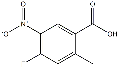 4-fluoro-2-methyl-5-nitrobenzoic acid Structure