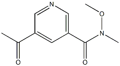 5-acetyl-N-methoxy-N-methylnicotinamide