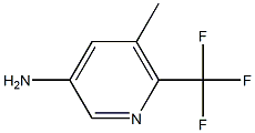 5-Methyl-6-trifluoromethyl-pyridin-3-ylamine Struktur