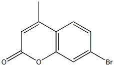 7-bromo-4-methyl-2H-chromen-2-one Structure