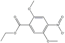 ethyl 2,5-dimethoxy-4-nitrobenzoate 结构式