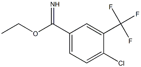 ethyl 4-chloro-3-(trifluoromethyl)benzoimidate Struktur