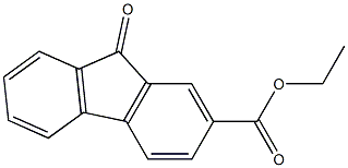 ethyl 9-oxo-9H-fluorene-2-carboxylate Struktur