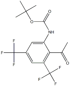 tert-butyl 2-acetyl-3,5-bis(trifluoromethyl)phenylcarbamate