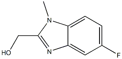 5-Fluoro-1-methylbenzimidazole-2-methanol Struktur
