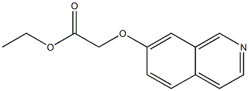 (isoquinolin-7-yloxy)-acetic acid ethyl ester Structure