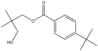 2,2-Dimethyl-1,3-propanediol mono(4-tert-butylbenzoate) Structure
