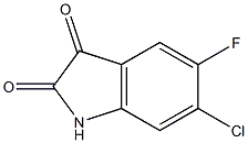  6-chloro-5-fluoroindoline-2,3-dione