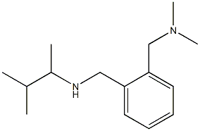({2-[(dimethylamino)methyl]phenyl}methyl)(3-methylbutan-2-yl)amine Struktur