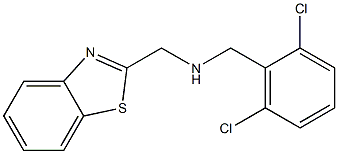 (1,3-benzothiazol-2-ylmethyl)[(2,6-dichlorophenyl)methyl]amine