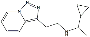 (1-cyclopropylethyl)(2-{[1,2,4]triazolo[3,4-a]pyridin-3-yl}ethyl)amine