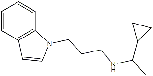  (1-cyclopropylethyl)[3-(1H-indol-1-yl)propyl]amine