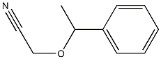(1-phenylethoxy)acetonitrile Struktur