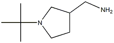 (1-tert-butylpyrrolidin-3-yl)methylamine Struktur