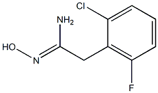 (1Z)-2-(2-chloro-6-fluorophenyl)-N'-hydroxyethanimidamide Structure