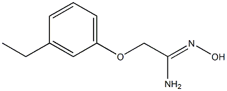 (1Z)-2-(3-ethylphenoxy)-N'-hydroxyethanimidamide