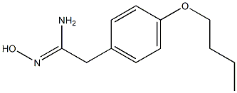 (1Z)-2-(4-butoxyphenyl)-N'-hydroxyethanimidamide