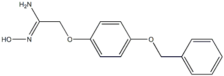 (1Z)-2-[4-(benzyloxy)phenoxy]-N'-hydroxyethanimidamide