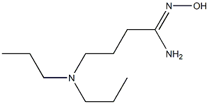 (1Z)-4-(dipropylamino)-N'-hydroxybutanimidamide Structure