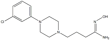 (1Z)-4-[4-(3-chlorophenyl)piperazin-1-yl]-N'-hydroxybutanimidamide