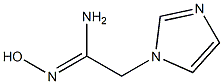 (1Z)-N'-hydroxy-2-(1H-imidazol-1-yl)ethanimidamide Structure