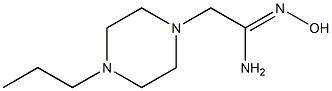 (1Z)-N'-hydroxy-2-(4-propylpiperazin-1-yl)ethanimidamide