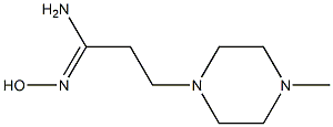 (1Z)-N'-hydroxy-3-(4-methylpiperazin-1-yl)propanimidamide Structure
