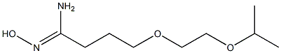 (1Z)-N'-hydroxy-4-(2-isopropoxyethoxy)butanimidamide Structure