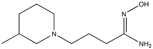 (1Z)-N'-hydroxy-4-(3-methylpiperidin-1-yl)butanimidamide