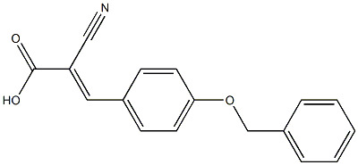 (2E)-3-[4-(benzyloxy)phenyl]-2-cyanoacrylic acid