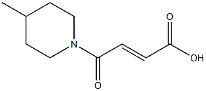 (2E)-4-(4-methylpiperidin-1-yl)-4-oxobut-2-enoic acid Structure