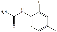 (2-fluoro-4-methylphenyl)urea Struktur