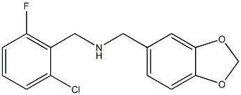 (2H-1,3-benzodioxol-5-ylmethyl)[(2-chloro-6-fluorophenyl)methyl]amine|