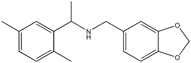 (2H-1,3-benzodioxol-5-ylmethyl)[1-(2,5-dimethylphenyl)ethyl]amine