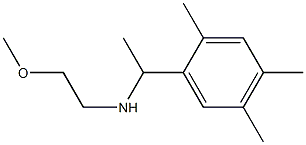 (2-methoxyethyl)[1-(2,4,5-trimethylphenyl)ethyl]amine Structure