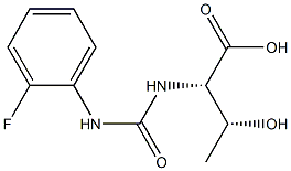 (2S,3R)-2-({[(2-fluorophenyl)amino]carbonyl}amino)-3-hydroxybutanoic acid