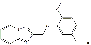(3-{imidazo[1,2-a]pyridin-2-ylmethoxy}-4-methoxyphenyl)methanol Struktur