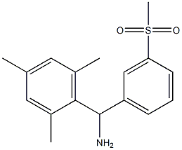 (3-methanesulfonylphenyl)(2,4,6-trimethylphenyl)methanamine