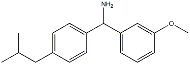(3-methoxyphenyl)[4-(2-methylpropyl)phenyl]methanamine