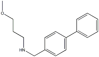(3-methoxypropyl)[(4-phenylphenyl)methyl]amine
