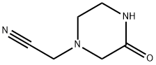 (3-oxopiperazin-1-yl)acetonitrile 结构式