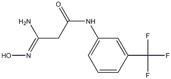 (3Z)-3-amino-3-(hydroxyimino)-N-[3-(trifluoromethyl)phenyl]propanamide