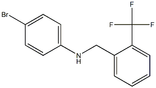 (4-bromophenyl)[2-(trifluoromethyl)phenyl]methylamine Struktur