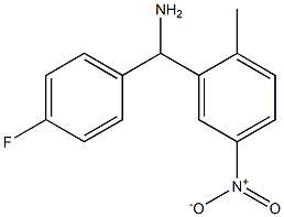 (4-fluorophenyl)(2-methyl-5-nitrophenyl)methanamine