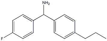 (4-fluorophenyl)(4-propylphenyl)methanamine