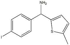 (4-iodophenyl)(5-methylthiophen-2-yl)methanamine Struktur
